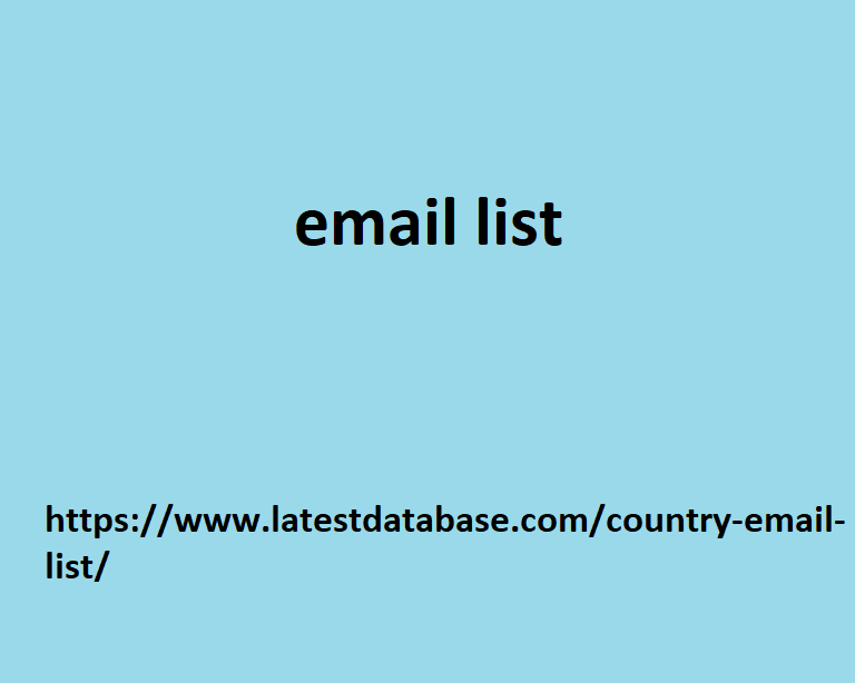 email list