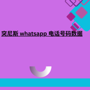 突尼斯 whatsapp 电话号码数据